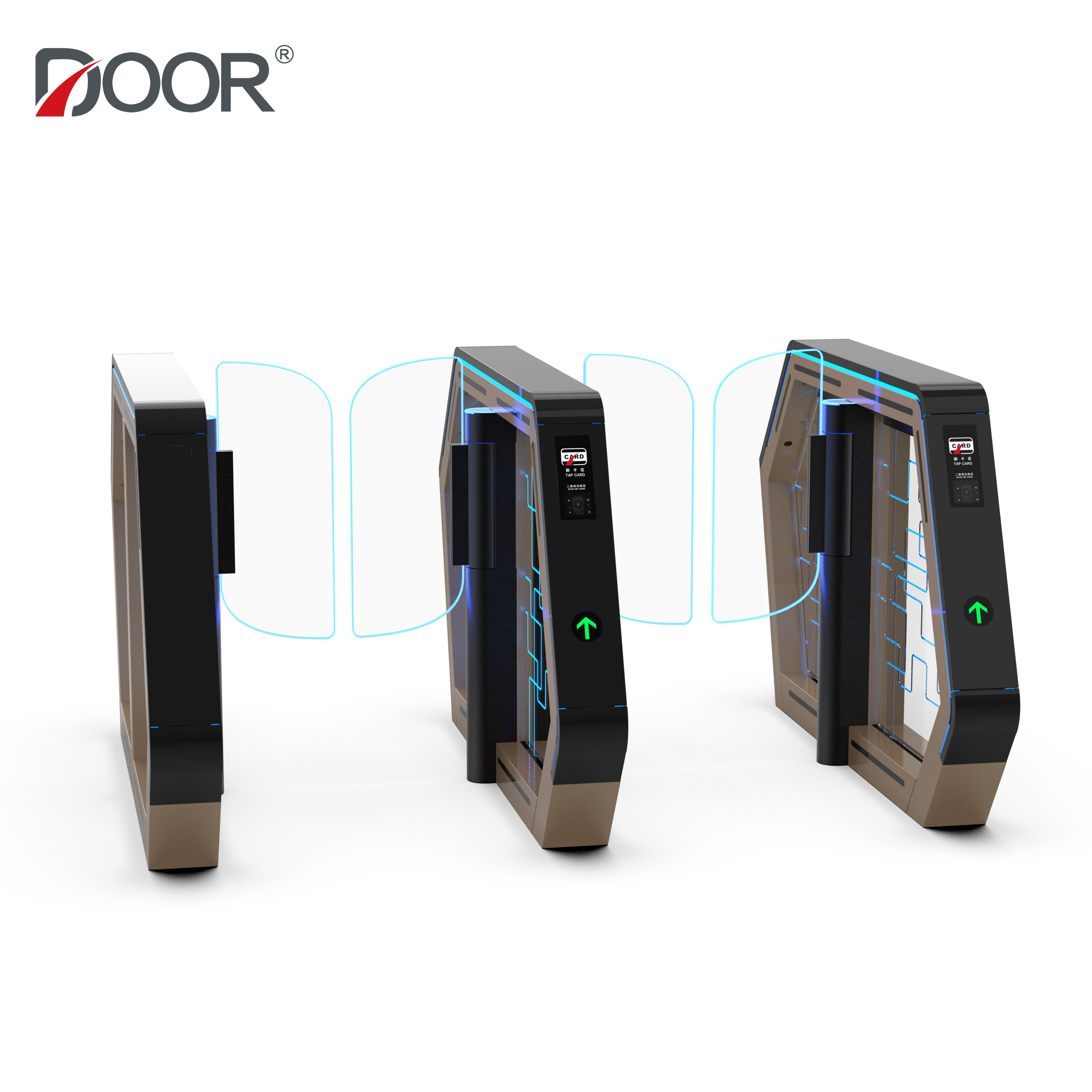 Dry Contact Signal High End Access Control Turnstile